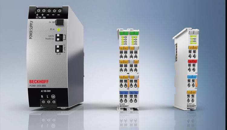 Beckhoff complete system power supply energy monitoring