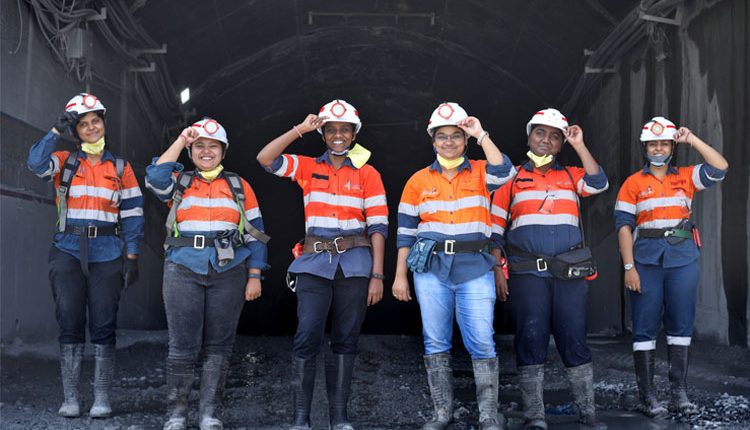 Women dive into mining