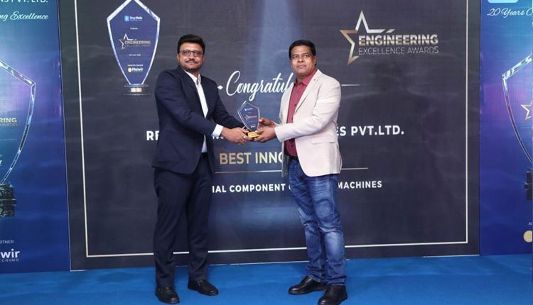 Real Technologies Machines Wins The Engineering Excellence Awards For Best Innovation In Industrial Component Cleaning Machines