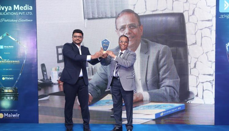Mr. Vijay Chopda, Founder & Ceo, Kta Spindle Toolings Wins Lifetime Achievement Award