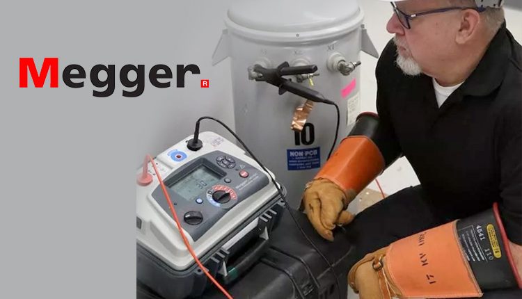 Figure 1: Performing a predictive/preventive insulation test on a transformer.