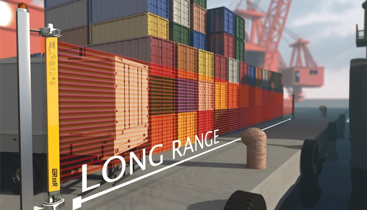 High-range safety light curtains