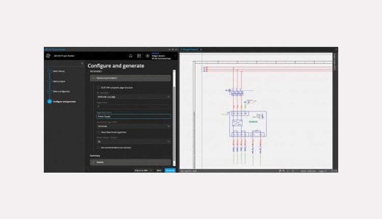 Eplan eBuild 2025 : The new Wizard reliably guides users through the configuration process to automatically generate the schematics.